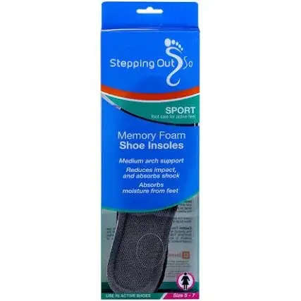 STEPPING OUT INSOLE LADIES GREY 5-7