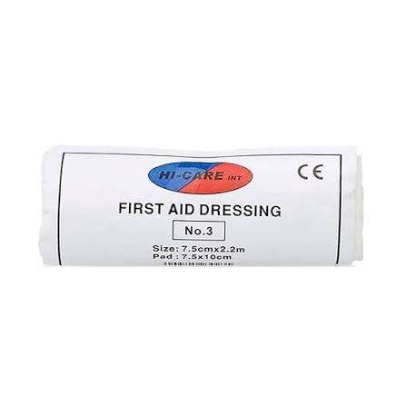 FIRST AID DRESSING HI-CARE NO3
