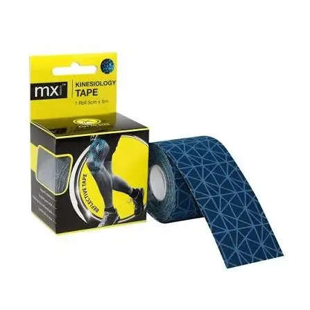 MX KINESIO REFLECTIVE TAPE 5CM BLUE