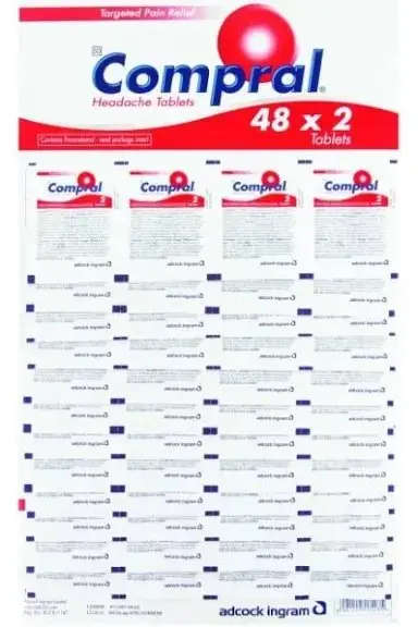 COMPRAL PAIN TABLETS DISPENSER 48X2