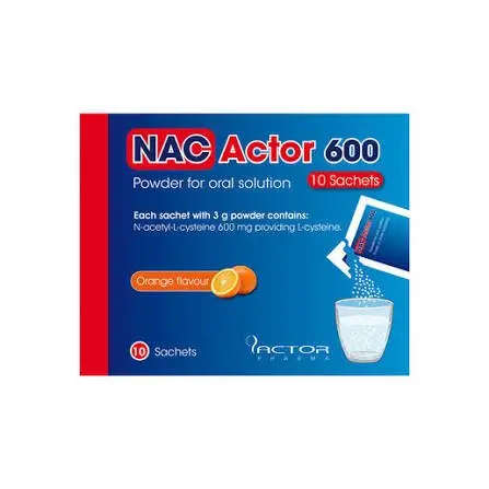 NAC ACTOR 600MG SAC 10X3G