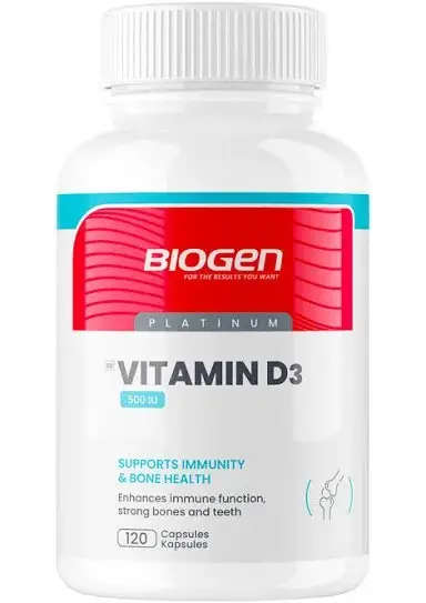 BIOGEN VIT D3 CAPS 120