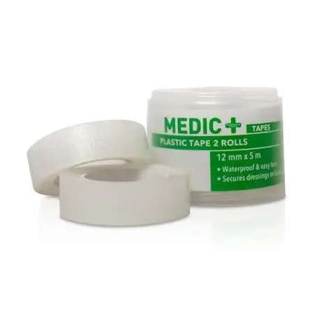 PLASTIPORE PLASTIC TAPE 12MMX5M