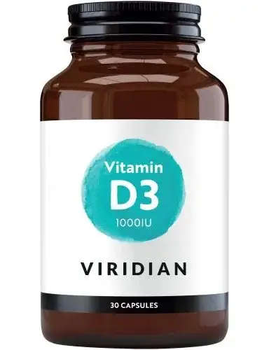 VIRIDIAN VIT D3 1000IU CAPS 30