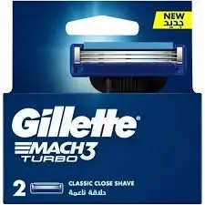 GILLETTE BLADES MACH 3 TURBO 2