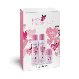 REVLON PINK HAPPINESS ORIG XMAS GIFT SET