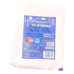 COTTON WOOL BALLS STE 1G HEALTHEA 5s