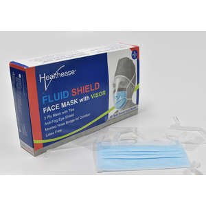 MASK SURGICAL 3PLY WITH SHIELD H/E 50~
