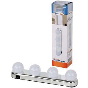 HOME QUIP MAKEUP MIRROR 4 GLOBES