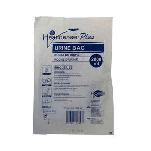 URINE BAG 2L TAP & SAMPLING HEALTHEASE 1