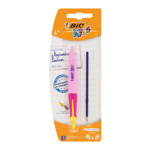 BIC KIDS BEGINNERS BALLPEN TWIST PINK 2~
