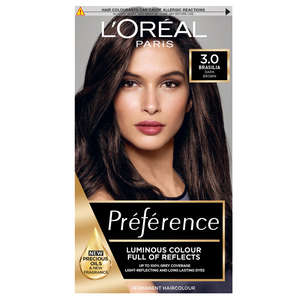 LOREAL PREFERENCE DARKEST BROWN 3 268ML