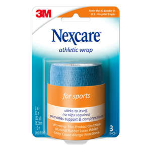 NEXCARE ATHLETIC WRAP 76.2MM X 2M BLUE 1