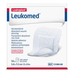 LEUKOMED  7.2CM X 5CM  50's