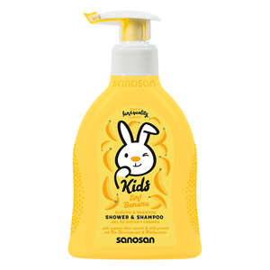 SANOSAN BABY BATH & SHAMPOO BANANA 400ML
