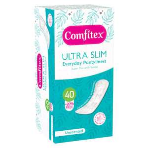 COMFITEX LINERS 40+8 FREE SLIM UNSCENTED