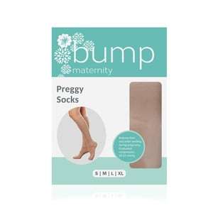 BUMP MATERNITY PREGGY SOCKS MEDIUM