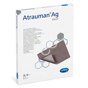 ATRAUMAN AG NON ADHESIVE 10X10CM 10's