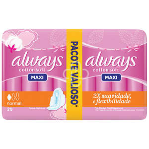 ALWAYS MAXI SOFT NORMAL DUO 20