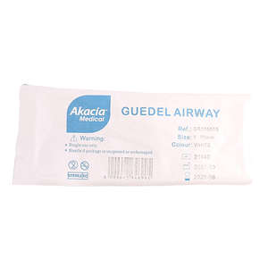 AIRWAY GUEDEL - SIZE 1 AKACIA WHITE 1
