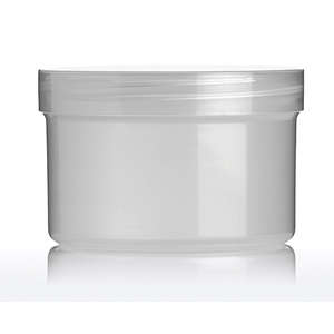 OINTMENT JAR 250G CLEAR  SCREW CAP 10~