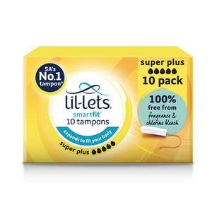 LIL-LETS SUPER PLUS 10 TAMPONS