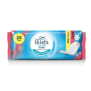 LIL-LETS PANTYLINERS ESSENTIAL SCENT 25