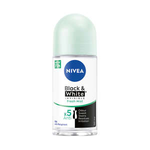 NIVEA INVIS BLCK&WHTE FRSH MST ROL-ON 50