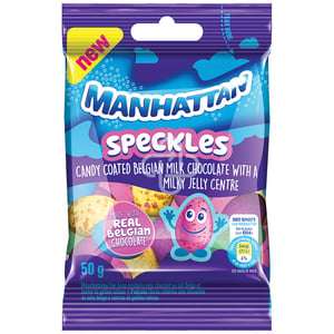 MANHATTAN SPECKLES CHOCOLATE 50G