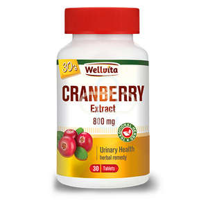 CRANBERRY EXTRACT 800MG 30 TABS WELLVITA