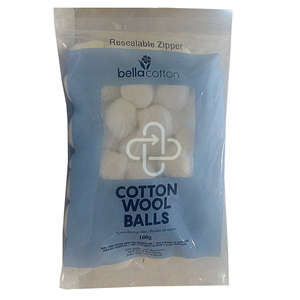 BELLA COTTON WOOL BALLS 100G