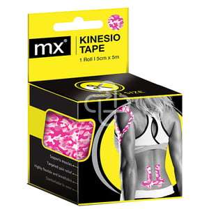 KINESIO TAPE MX CAMO PINK 5CMX5CM 1