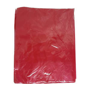 APRON PLASTIC 10 MICRON RED 100 BRANDS