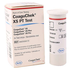 COAGUCHEK XS PT STR 24