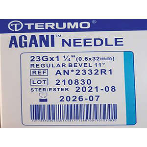 NEEDLE 23GX32MM TERUMO BLUE 100~