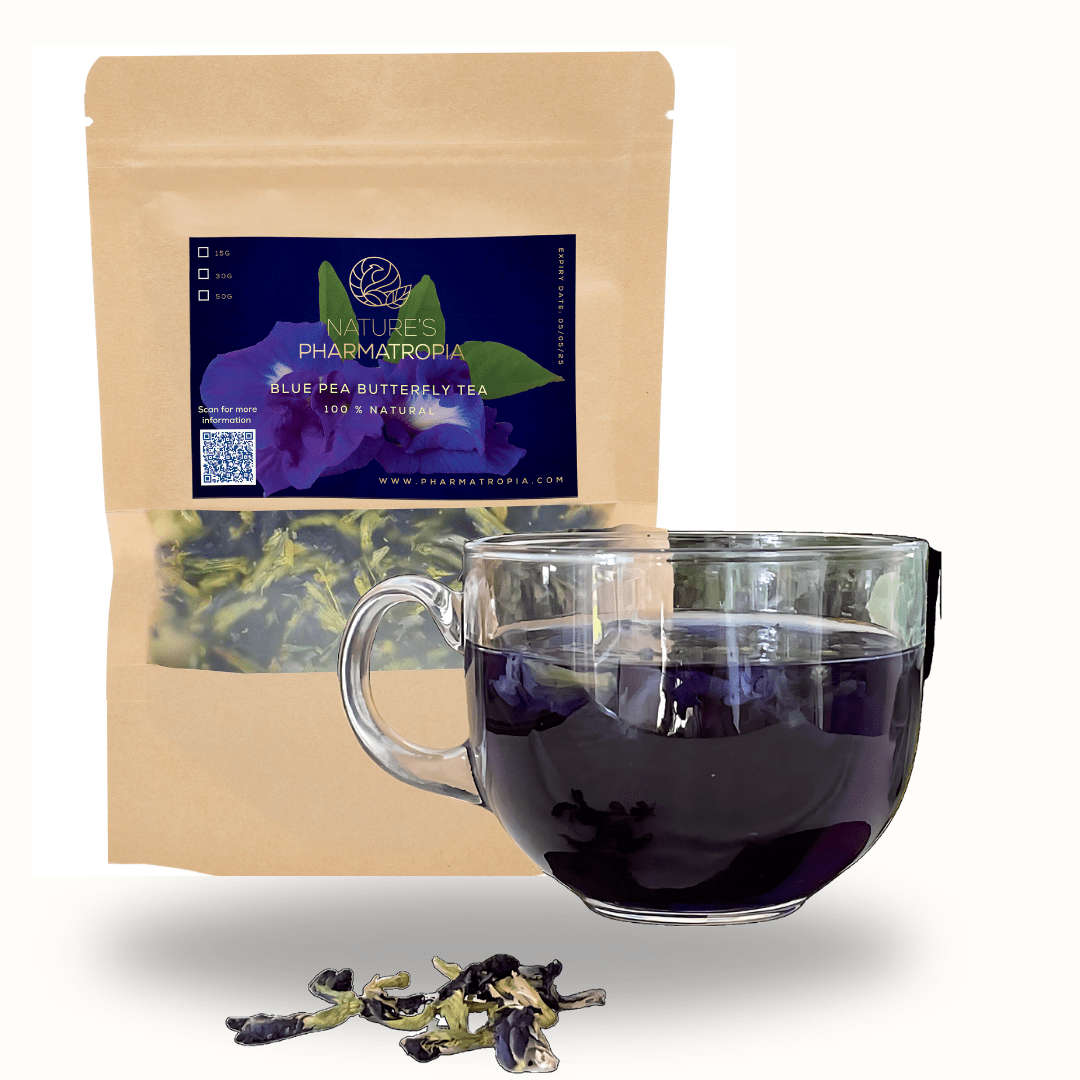 Blue Pea Butterfly Tea (Clitoria Ternatea) Whole Flowers