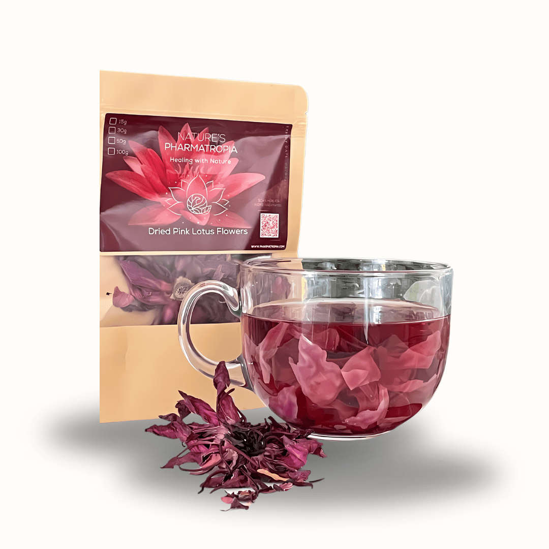 Pink Lotus Tea (Nymphaea Pubescens) Whole Flowers