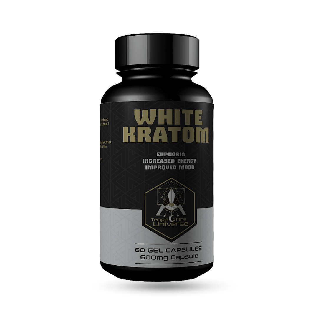 White Kratom Capsules (60) 600mg
