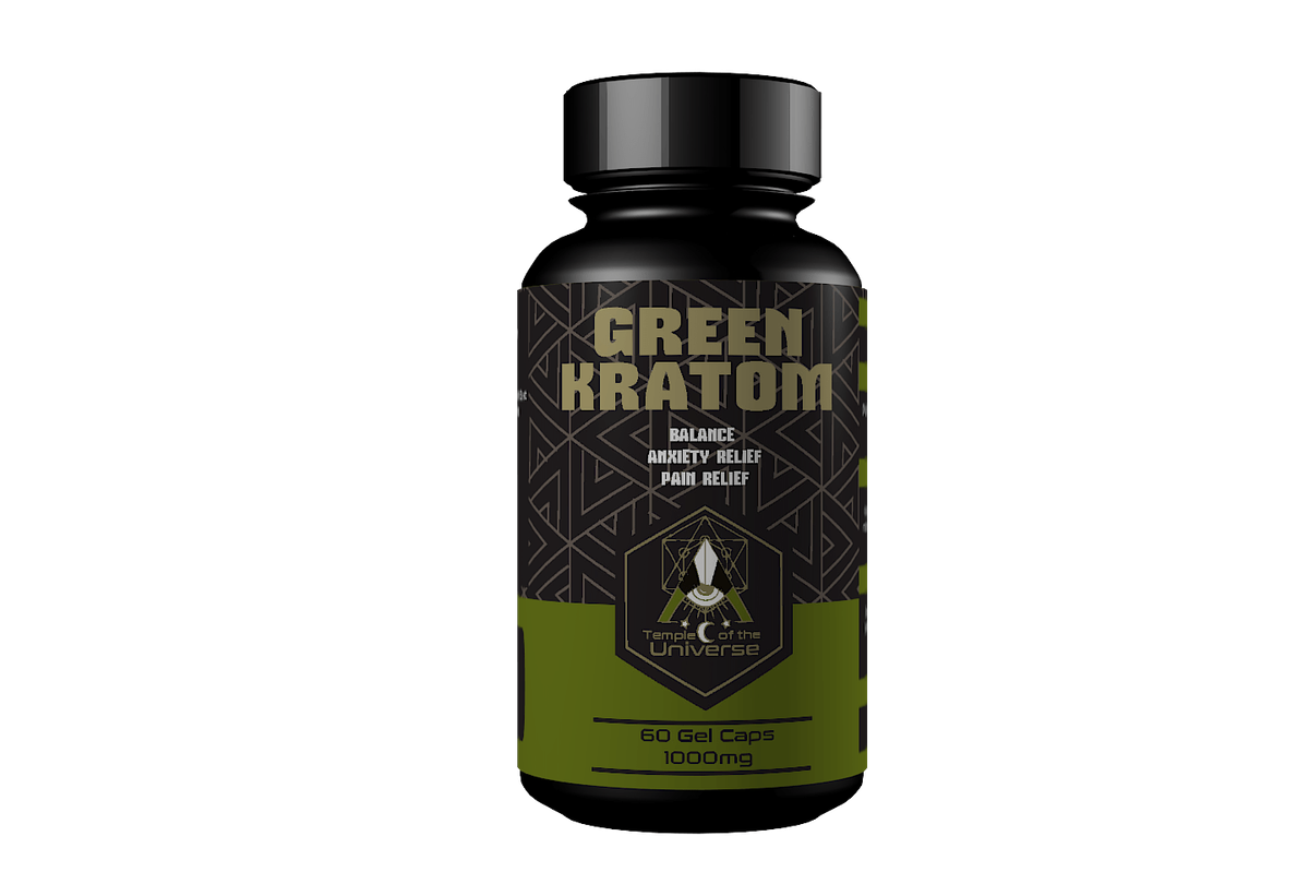 Green Kratom Capsules (60) 600mg
