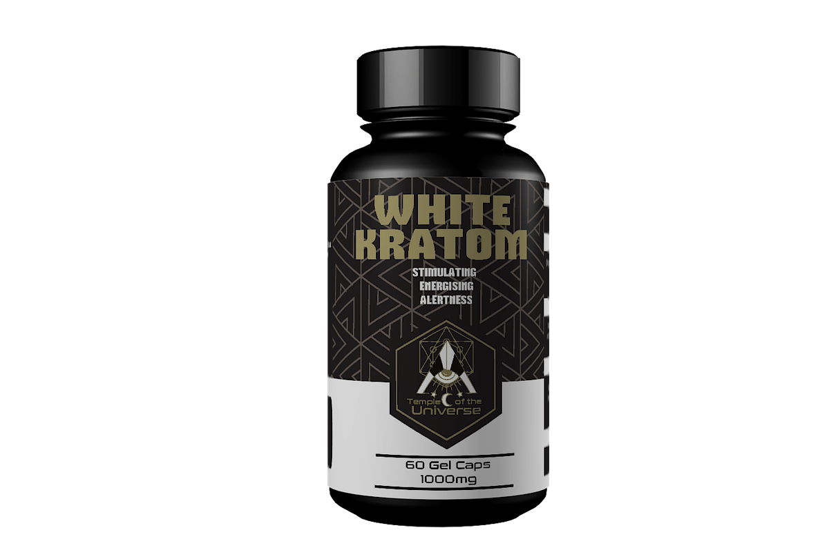 White Kratom Capsules (60) 600mg