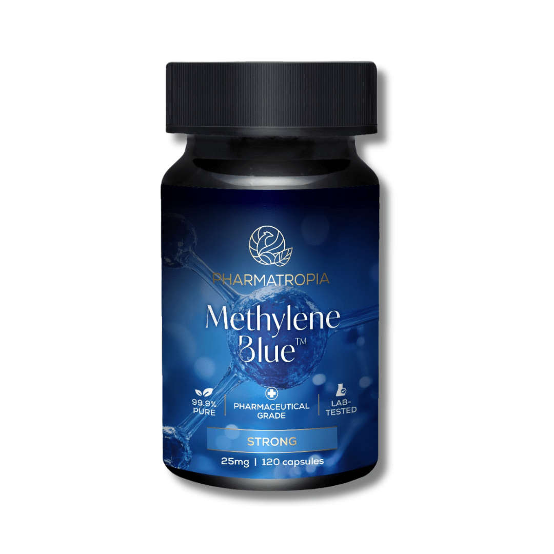 Methylene Blue Lab-tested USP Grade 25mg (120 capsules)