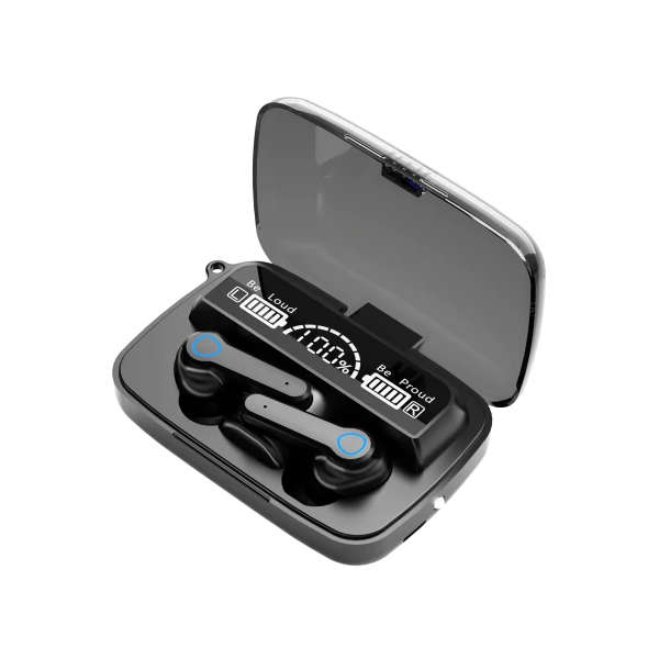 M19 Wireless Bluetooth In-Ear Earphones with LED Charging Box