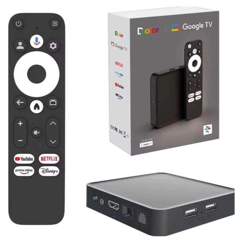 TV Box Gen Android 12 Google & Netflix Certified GD2 TV Box