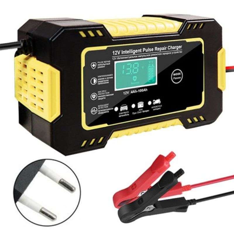 Andowl Car Battery Repair Charger 12V Car Battery Charger