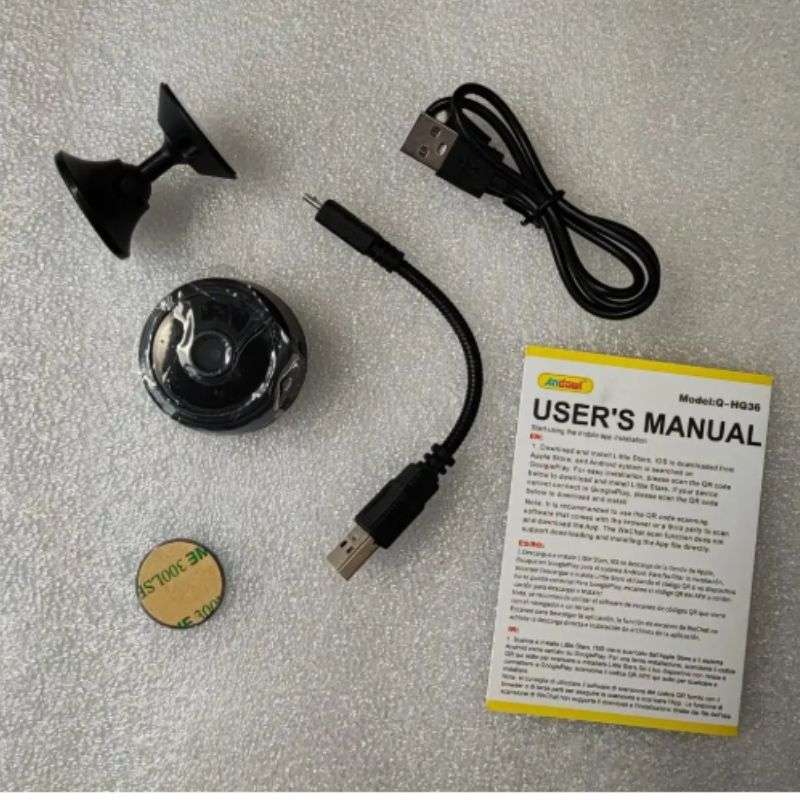 Mini Spy camera WiFi  | 4K Indoor HD Web Monitor