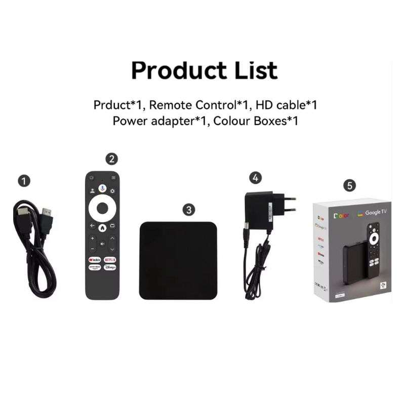 TV Box Gen Android 12 Google & Netflix Certified GD2 TV Box