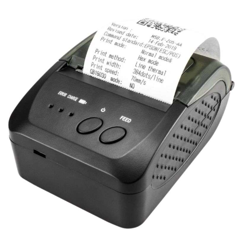 Andowl Portable Thermal Receipt Printer Q-P01 | POS Printer