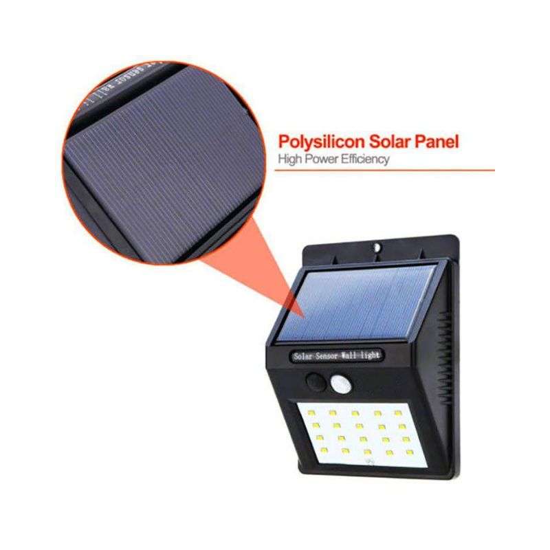 Solar Sensor Wall Light  Andowl Q-L422 | Energy-Saving Outdoor Lighting