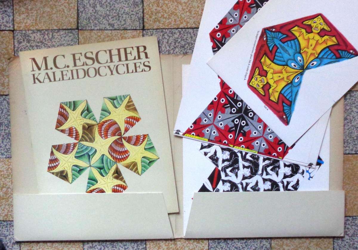 M.C. Escher - Kaleidocycles  - Sculptural Forms as Easy-To-Assemble Models
