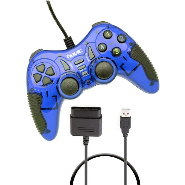 3in1 Wired Game Controller PC/PS2/PSIII